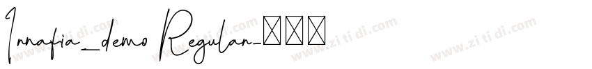 Irnafia_demo Regular字体转换